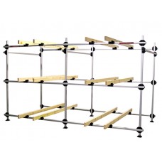 Dynamic Dollies, 6 Boat Inflatable Storage Rack with Runners